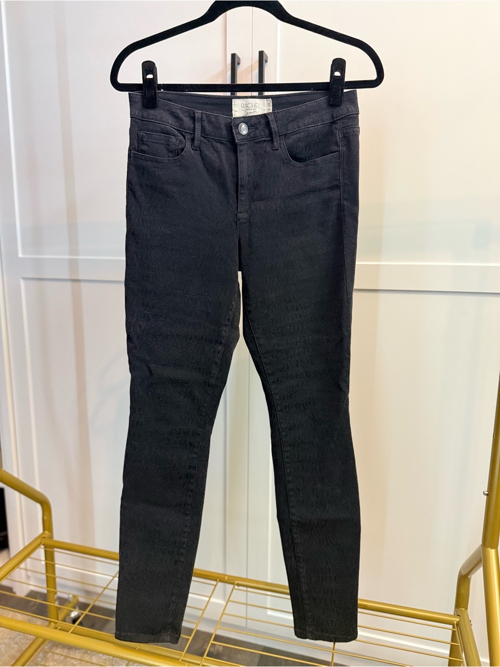 RACHEL Rachel Roy Black Skinny Jeans Size 29